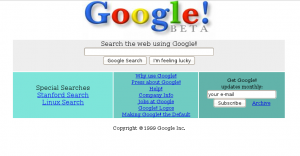 Google en 1999
