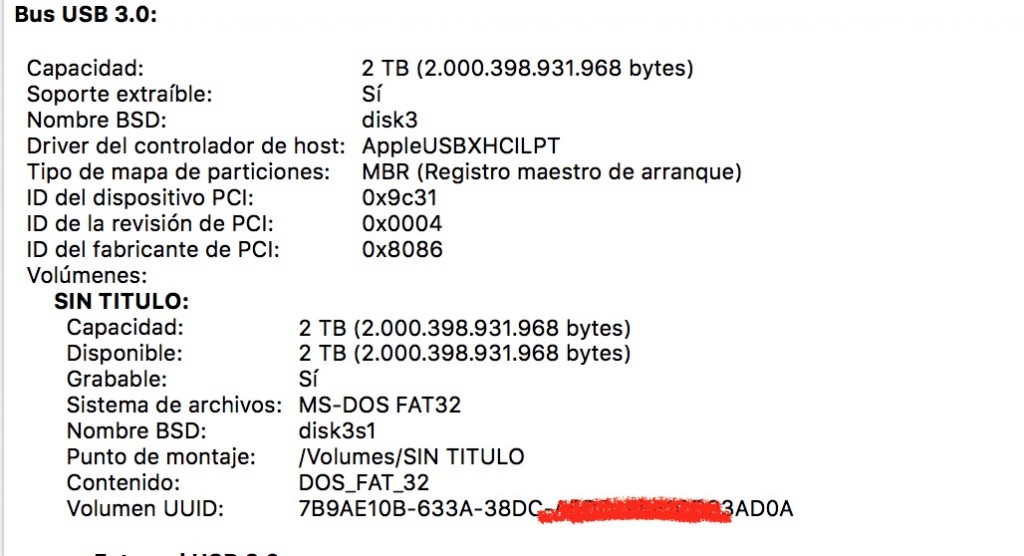 Pendrive modificado para mostrar 2TB